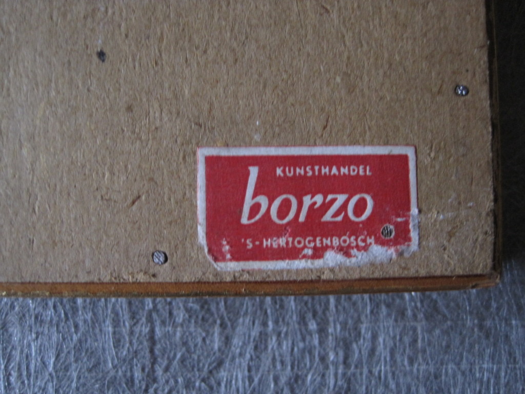 Boeiende abstracte aquarel "Genesis 19.30.33" gesigneerd Benoit 1962  kopen? Bied vanaf 1!