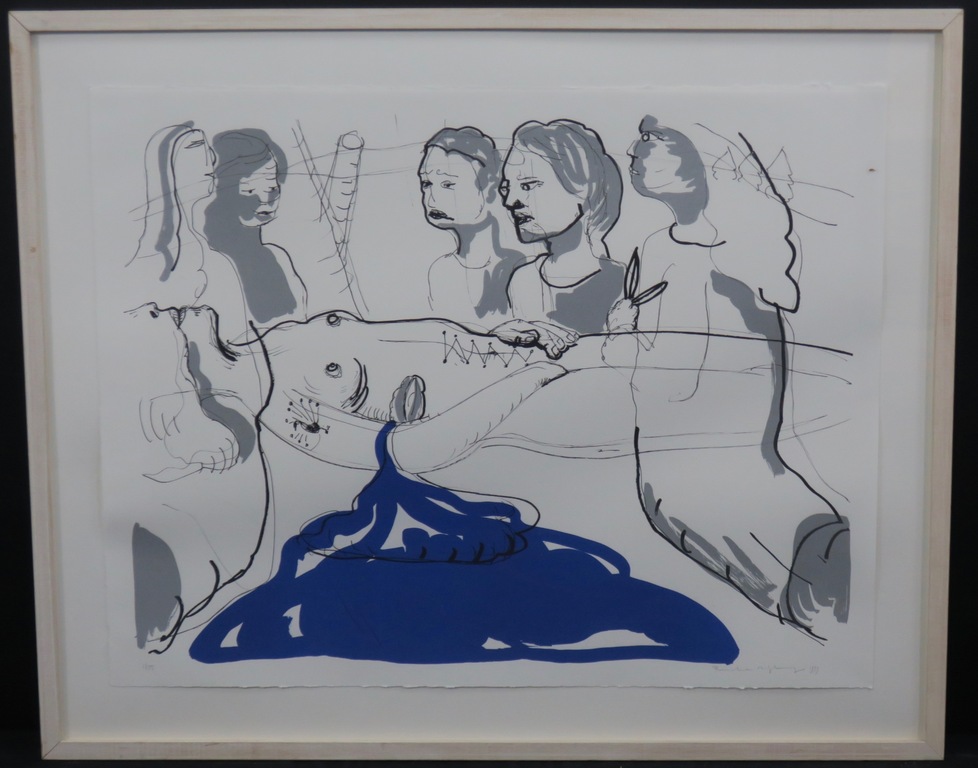 Rinke Nijburg: Litho, de Ontmoeting -Ingelijst kopen? Bied vanaf 35!