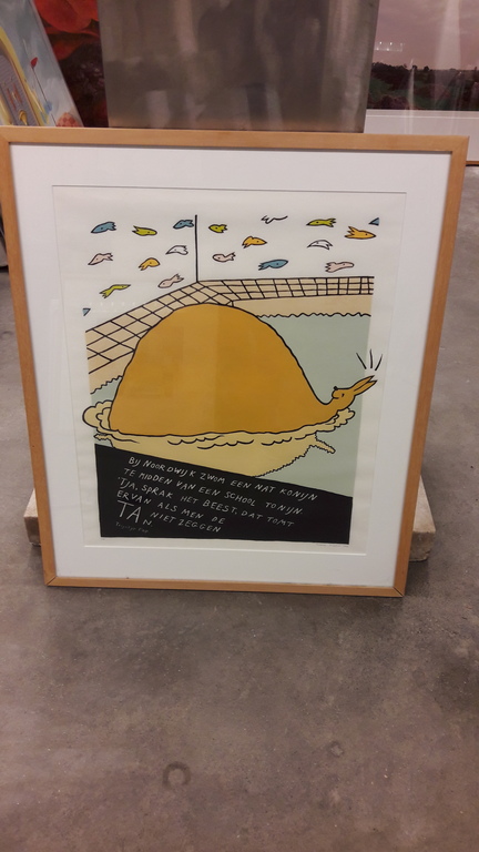 Arjenne Fakkel , nat konijn ,gesigneerd  kopen? Bied vanaf 35!