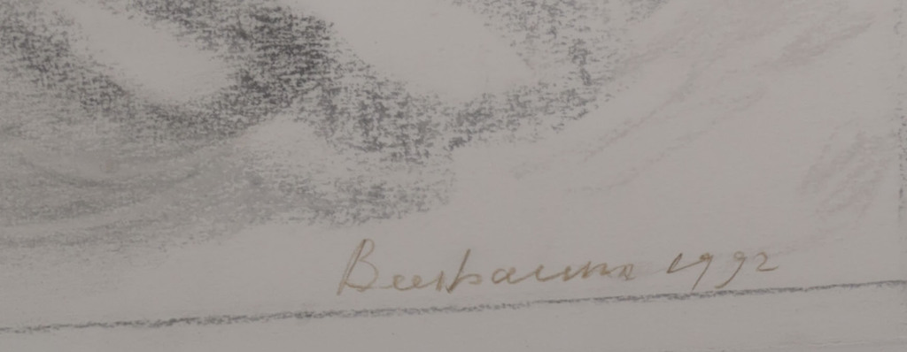 Frederik Beerbaum: Gemengde techniek, Op zee is alles mogelijk- Ingelijst (Groot kopen? Bied vanaf 80!