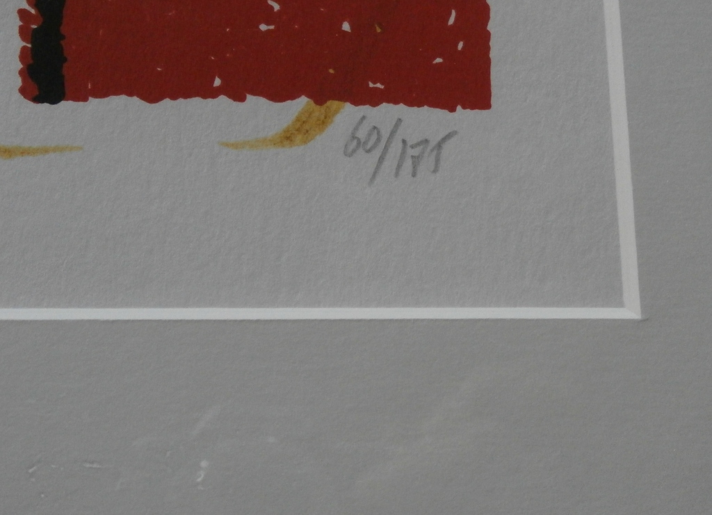 Herman Brood - ingelijste zeefdruk: Slobber, Slobber kopen? Bied vanaf 195!