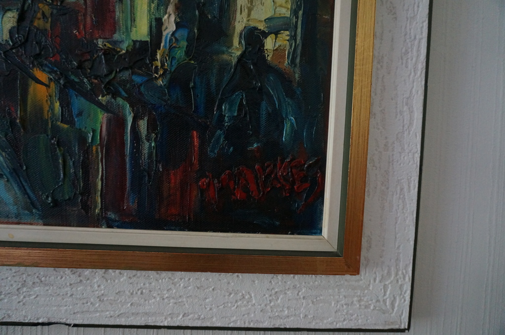 Jan Makkes: Olieverf op doek, Interieur Sint Bavo Kathedraal Haarlem kopen? Bied vanaf 100!