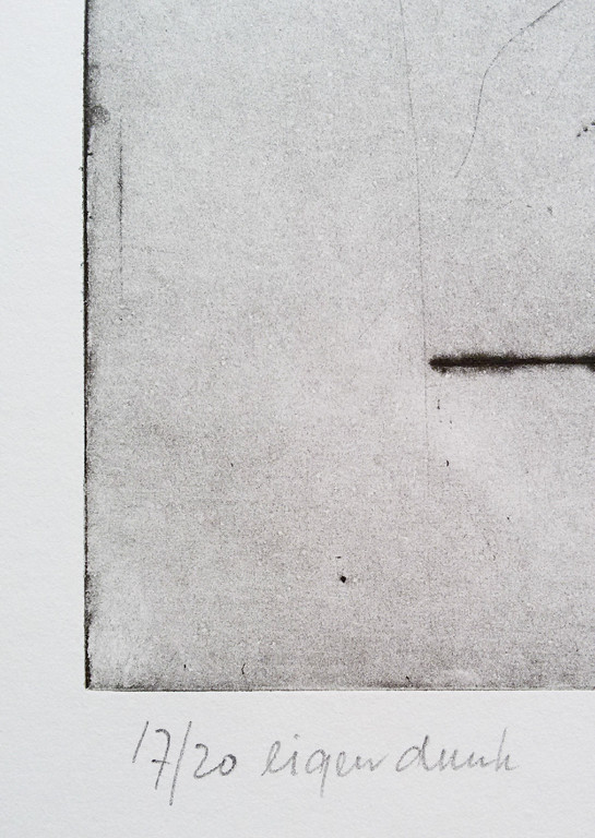 Anneke van der Mandele - Anneke van der Mandele - Broken table, aquatint ets kopen? Bied vanaf 30!