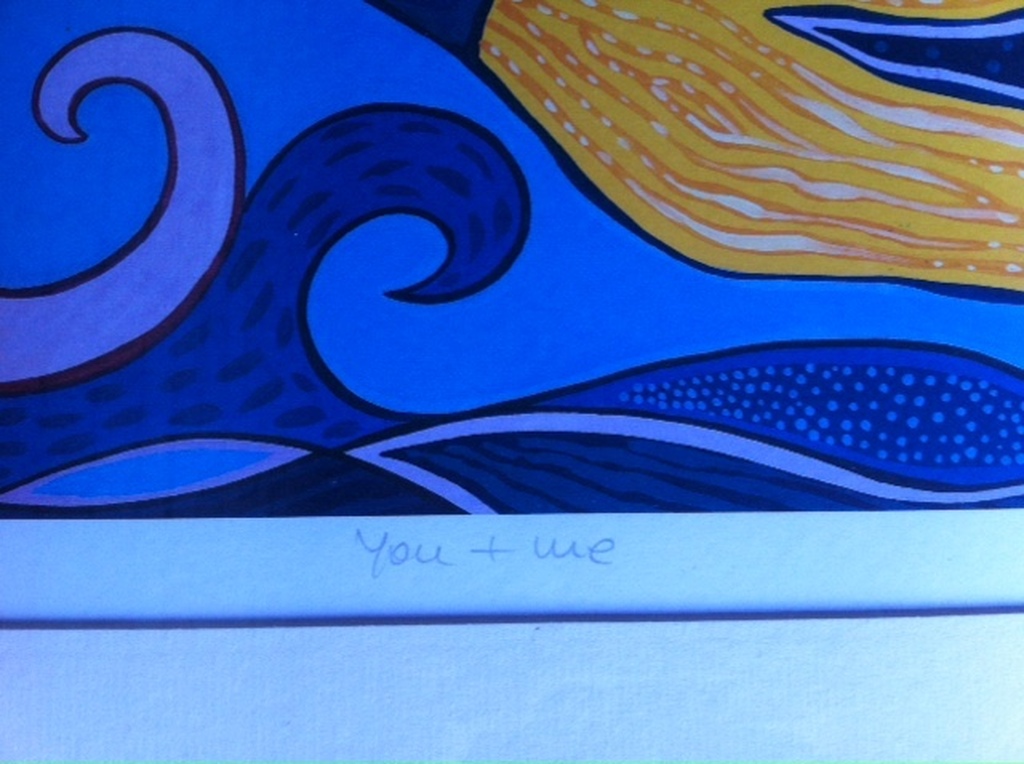 Litho PETRA PESCHKES hand gesigneerd en genummerd - titel YOU + ME - 54 X 54 CM kopen? Bied vanaf 25!