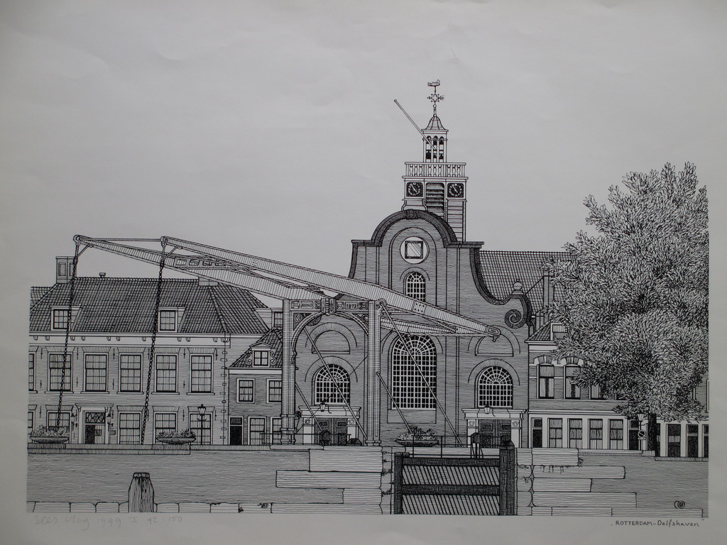 Sees Vlag, Delfshaven Rotterdam, Zeefdruk verkocht voor € 40!