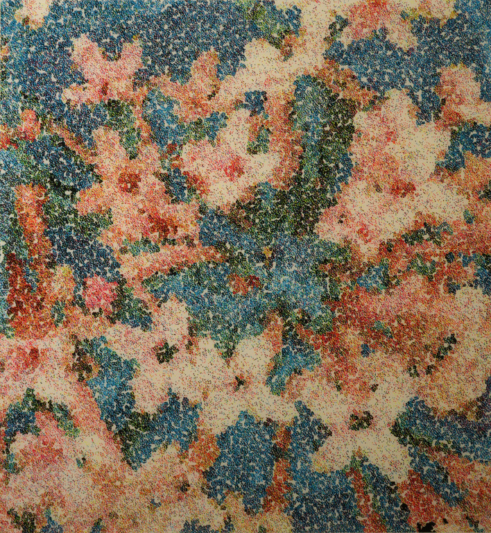 Dick Donker: Zeefdruk en Epoxyhars op Paneel, Bloem (Groot) kopen? Bied vanaf 1!