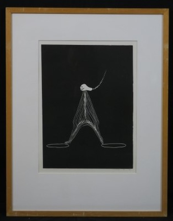 Carin Unverzagt: Lino, Zonder titel - Ingelijst kopen? Bied vanaf 35!