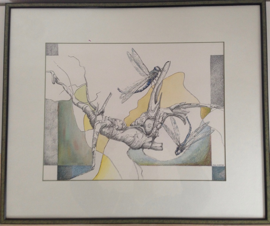 Nol Kok, pentekening 1989,  2 Libelles kopen? Bied vanaf 195!