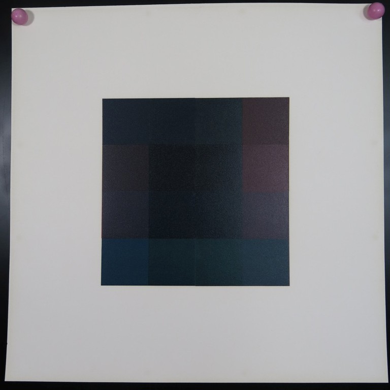 Michiel Duvekot: Linosnede, Geometrische compositie, Nr. 3, 'C' kopen? Bied vanaf 1!