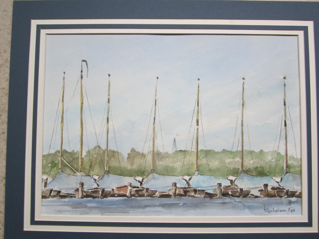 André Tigchelaar: Aquarel, Tijd om te zeilen kopen? Bied vanaf 1!