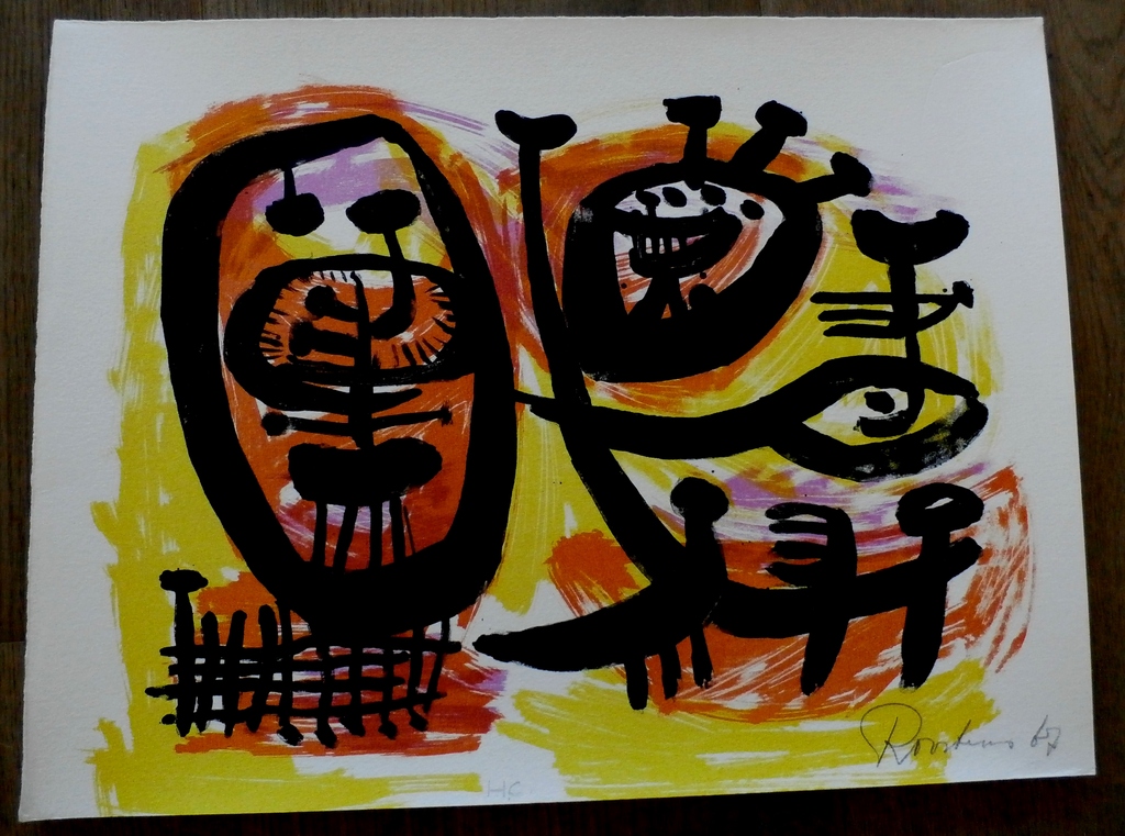 Anton Rooskens - litho 9 - 1967   kopen? Bied vanaf 295!