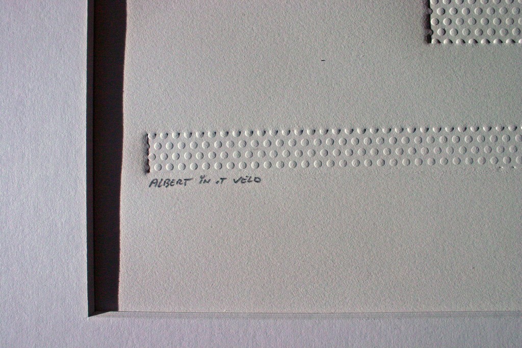 ALBERT IN ’T VELD, titel: Minerva, Blinddruk, 1993, gesigneerd, oplage 80/300 kopen? Bied vanaf 75!