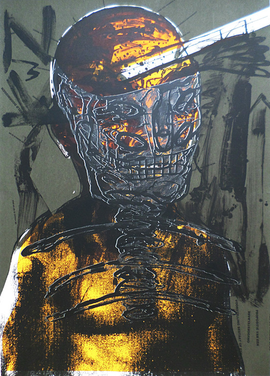 Michael Tedja - Surrealistic Selffullfilling, zeefdruk (groot) verkocht voor € 80!