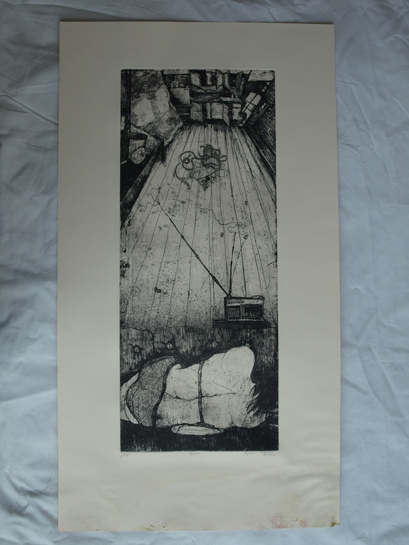 Onbekende kunstenaar : Ets – Titel: 1237 – 2003/2004 – 49 x 20 cm      kopen? Bied vanaf 1!