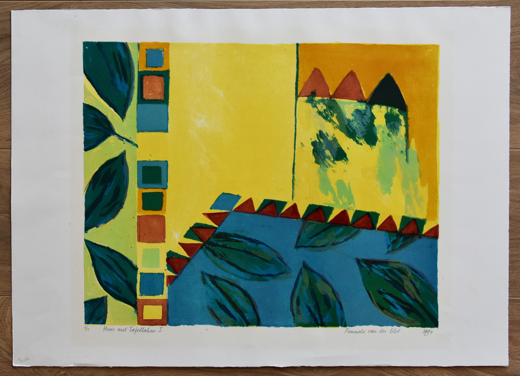 Fenneke van der Elst - Fenneke van der Elst # HUIS MET TAFELLAKEN I #oplage 12, genummerd/gesigneerd kopen? Bied vanaf 35!