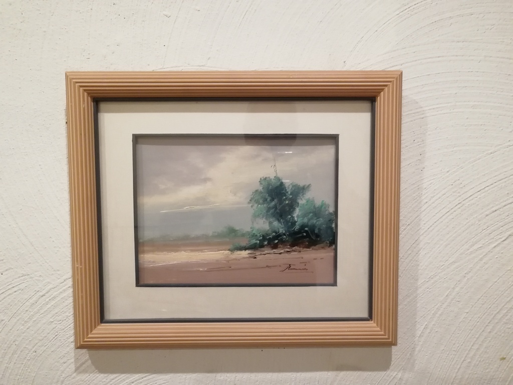 prachtig  schilderij - olieverf op paneel - heidezicht - onbekend kunstenaar kopen? Bied vanaf 1!