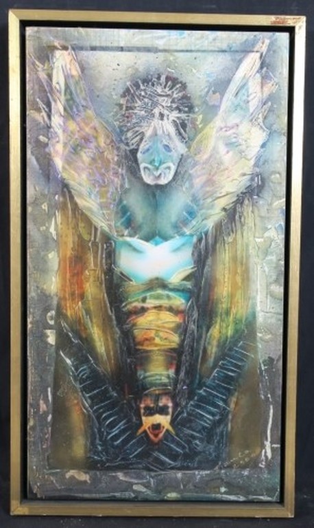 Franca Muller Jabusch: Handbeschilderde foto, Uit de diepte omhoog - Ingelijst kopen? Bied vanaf 40!