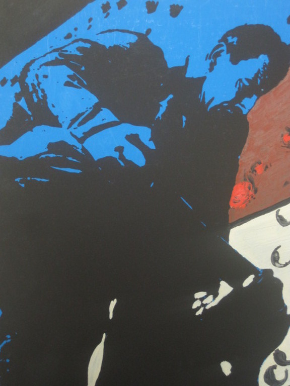 Cor Jaring (1936-2013) Amsterdam "havenarbeider" gem.techniek gesigneerd 1985  kopen? Bied vanaf 1!