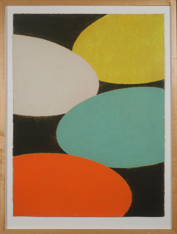 Michael Berkhemer: Zeefdruk, Z.T. - Ingelijst verkocht voor € 120!