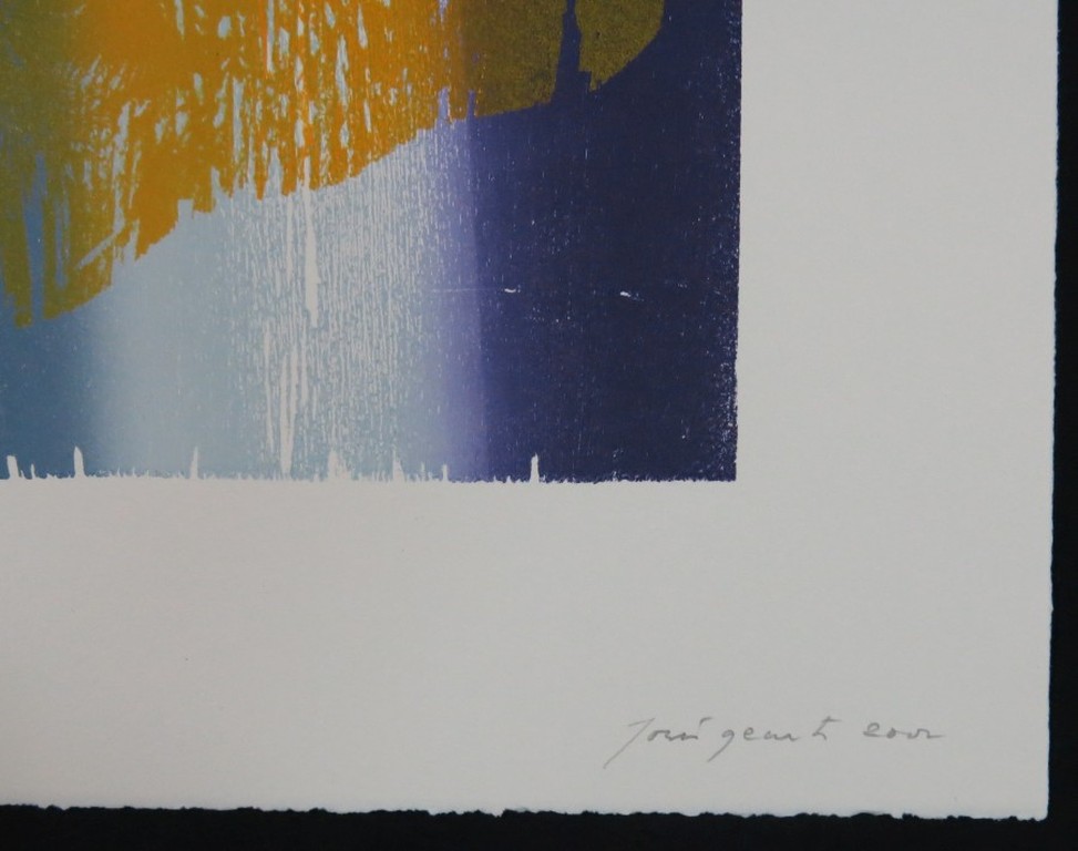 Joris Geurts: Zeefdruk, Zonder Titel: Geel en Paars kopen? Bied vanaf 20!