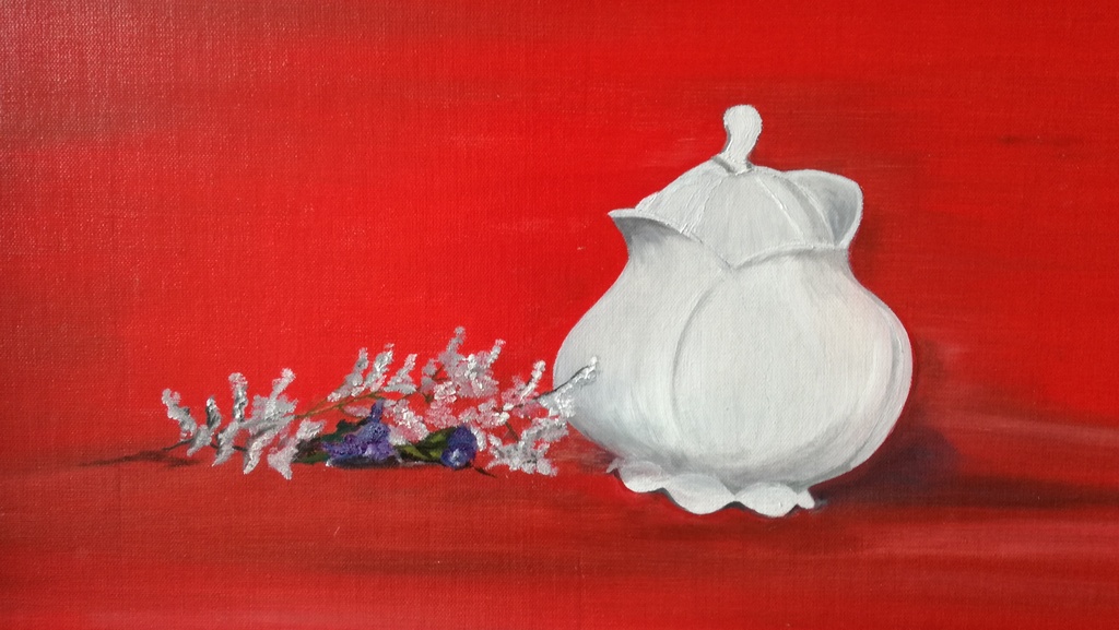 Onbekend kunstenaar, Olieverf op paneel, Stilleven kopen? Bied vanaf 1!