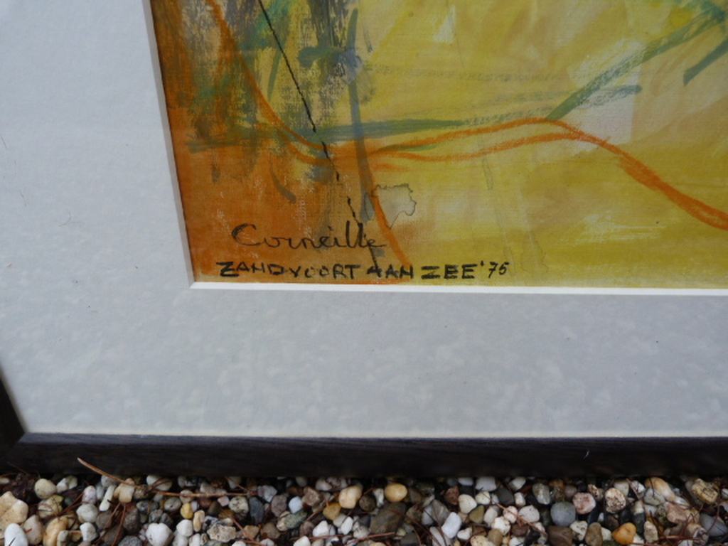 Gesigneerd Corneille  -  gem. techniek  -  Zandvoort aan Zee. kopen? Bied vanaf 1!