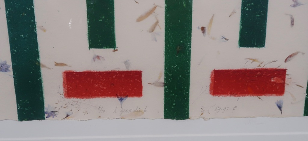 Herman Geerdink: Litho op handgeschept papier, E - Ingelijst kopen? Bied vanaf 35!
