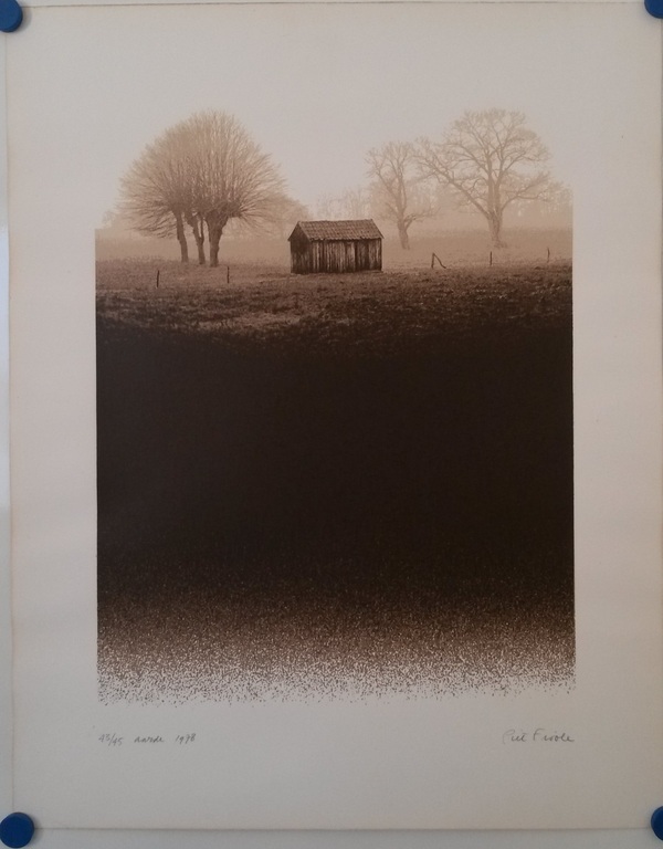 Piet Fioole - zeefdruk - Aarde kopen? Bied vanaf 40!