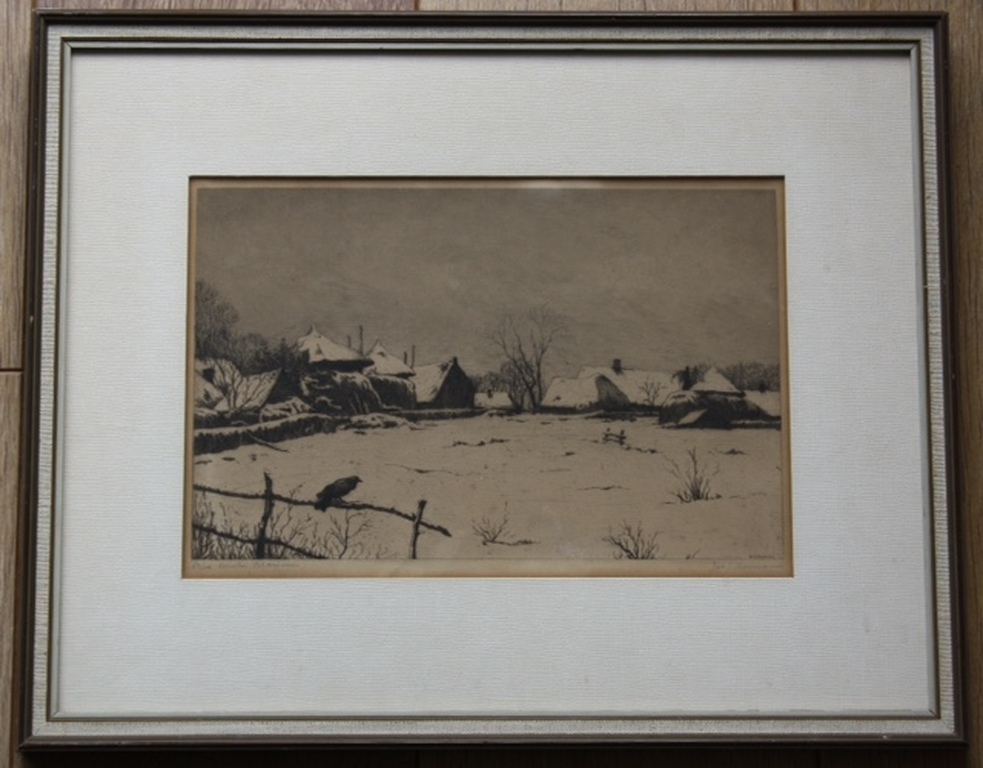 Jacobus Jan (Jac. J.) Koeman ets Winter in Blaricum. kopen? Bied vanaf 25!