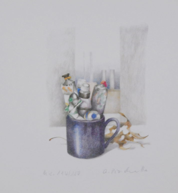 Anneke Pinckernelle: Lithografie, Farbtuben kopen? Bied vanaf 5!