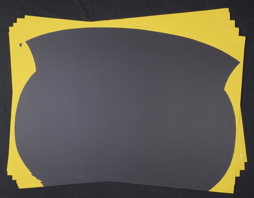 Peter Jordaan: Lot met 13 zeefdrukken, Compositie geel/zwart kopen? Bied vanaf 1!