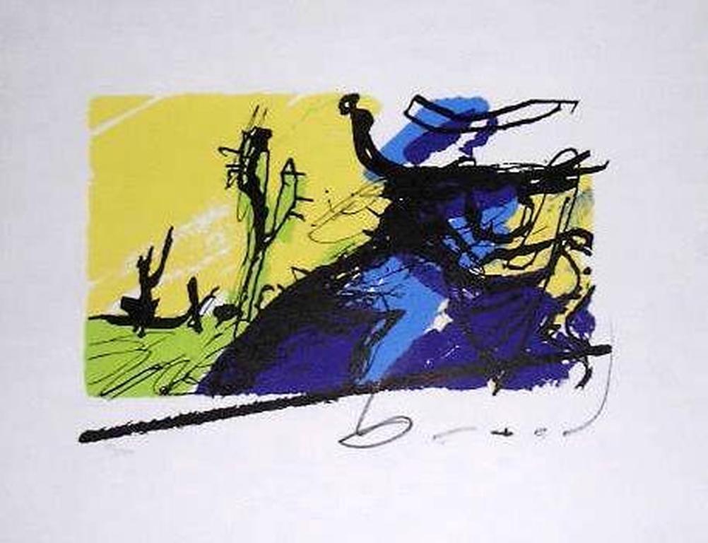 HERMAN BROOD, grote gelimiteerde en handgesigneerde zeefdruk 'Bono (U2)' 21/150 verkocht voor € 140!
