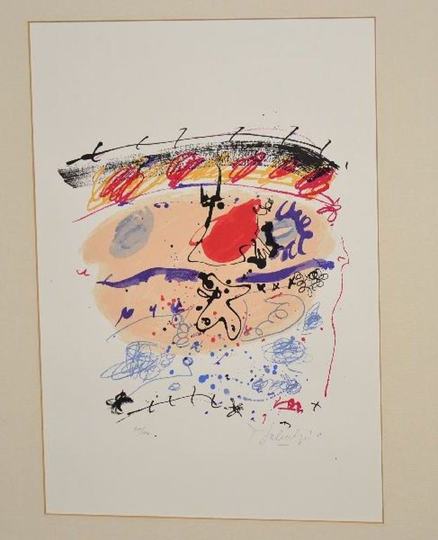 Kees Salentijn: kleurenlitho Compositie kopen? Bied vanaf 50!