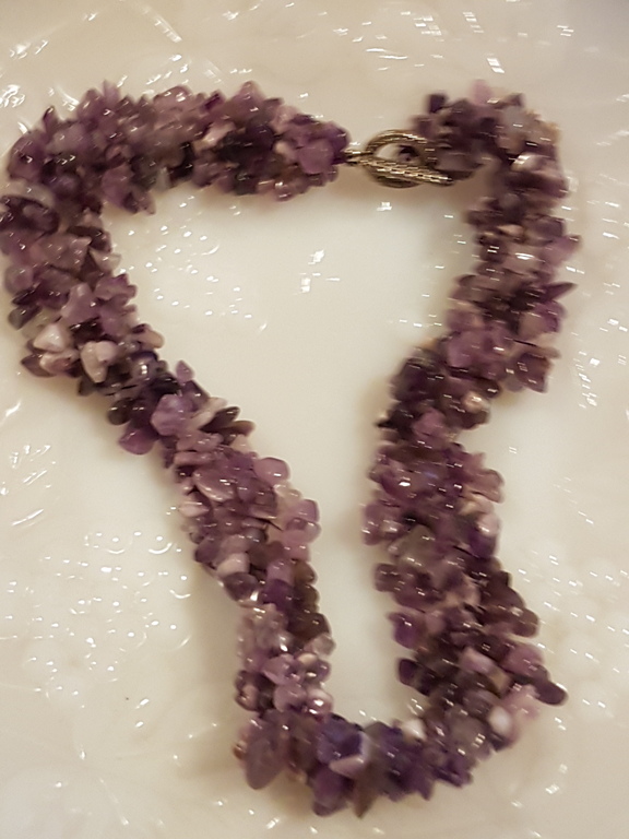 Amethist ketting - vintage kopen? Bied vanaf 1!