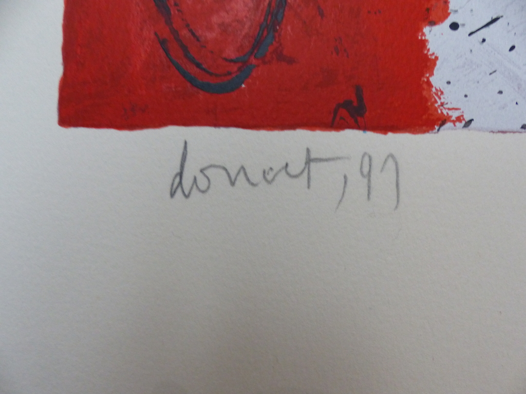 Doucet,zeefdruk op papier, kopen? Bied vanaf 125!