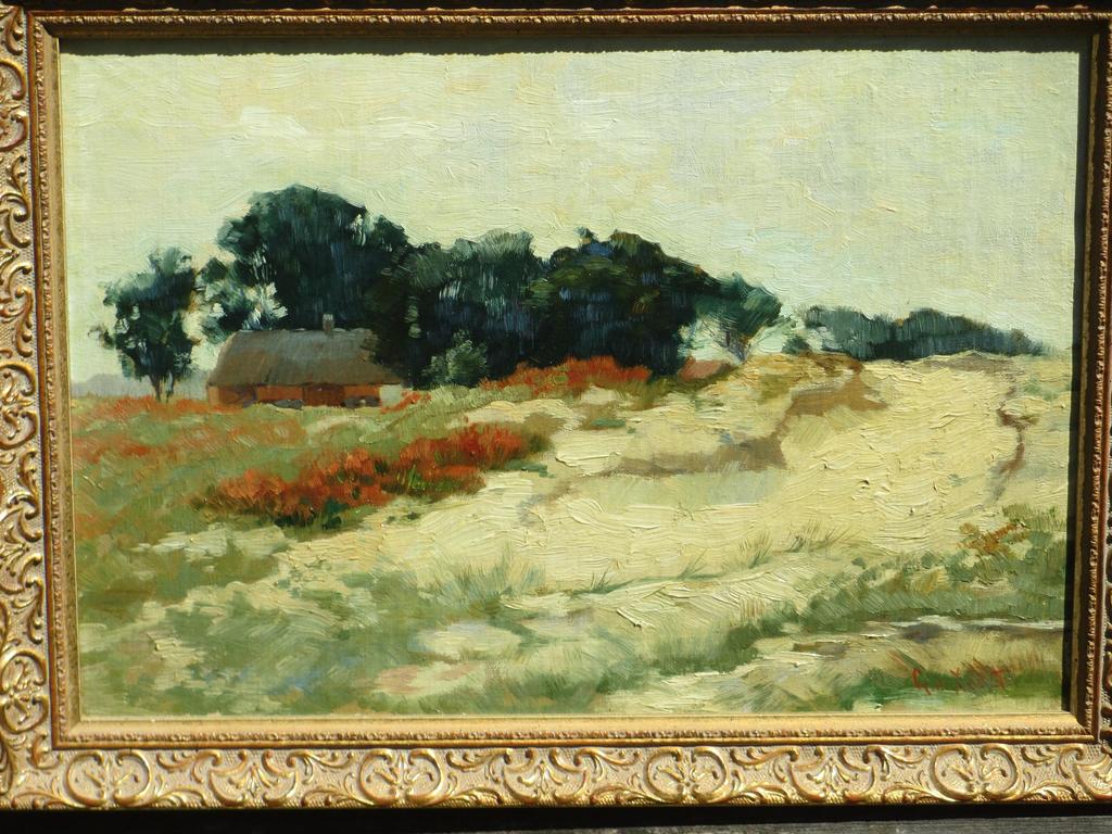 Gerard de Zoete, Heidelandschap met schaapskooi, Olie op doek verkocht voor € 80!