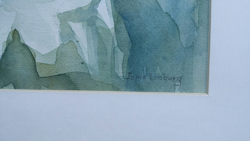 Jopie Limburg, Aquarel, Bloemen kopen? Bied vanaf 30!