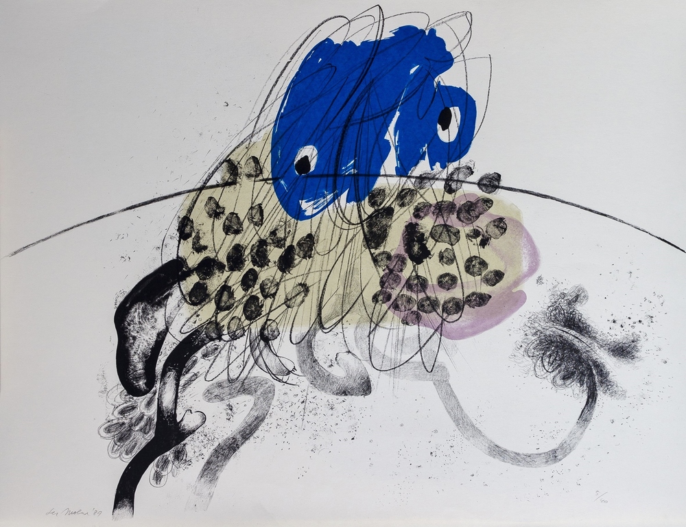 Lei Molin zeer grote kleuren litho - 1989 - oplage 40 ex. verkocht voor € 150!