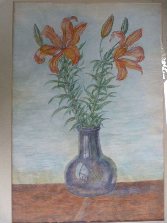 Lot van 2 x - Antoinette Agathe van Hoytema 1875 - 1967 - Bloemen in Vaas kopen? Bied vanaf 40!
