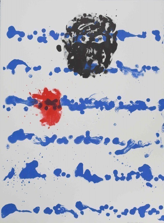 Jef Diederen: Litho, Zonder titel verkocht voor € 110!