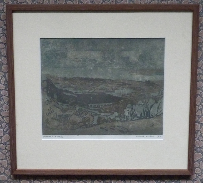 Otto B. de Kat linoleumsnede 1970 kopen? Bied vanaf 75!