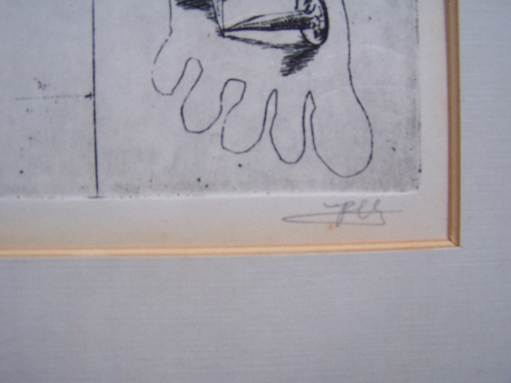 H.W (Hans) PETERS - Ets - "Slocum II" - 1974 - Ingelijst kopen? Bied vanaf 10!