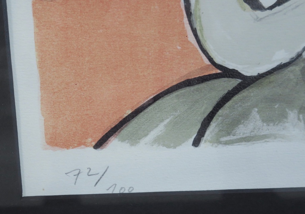 Corneille: Litho, La nuit etoilee - Ingelijst kopen? Bied vanaf 200!