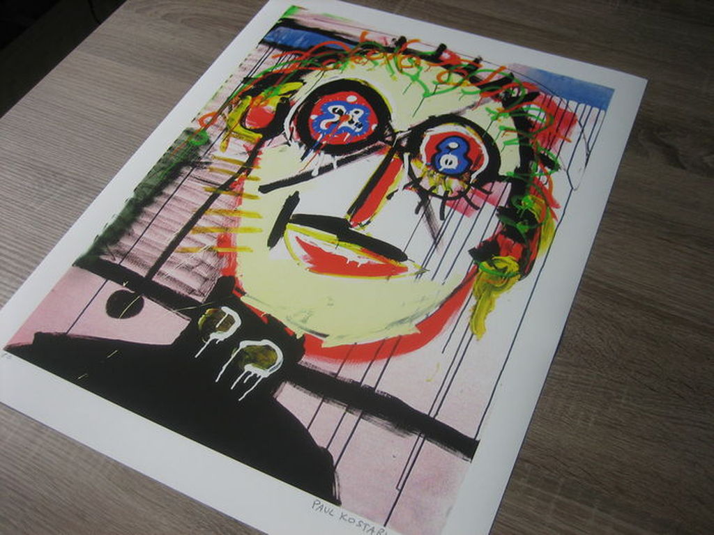 Paul Kostabi - 8 Ball Nation - Giclee - Handgesigneerd - Oplage: 75 - 2012 kopen? Bied vanaf 35!