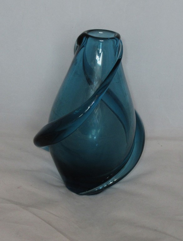 Frantisek Zemek voor ZBS - Blauw free form vaasje kopen? Bied vanaf 28!