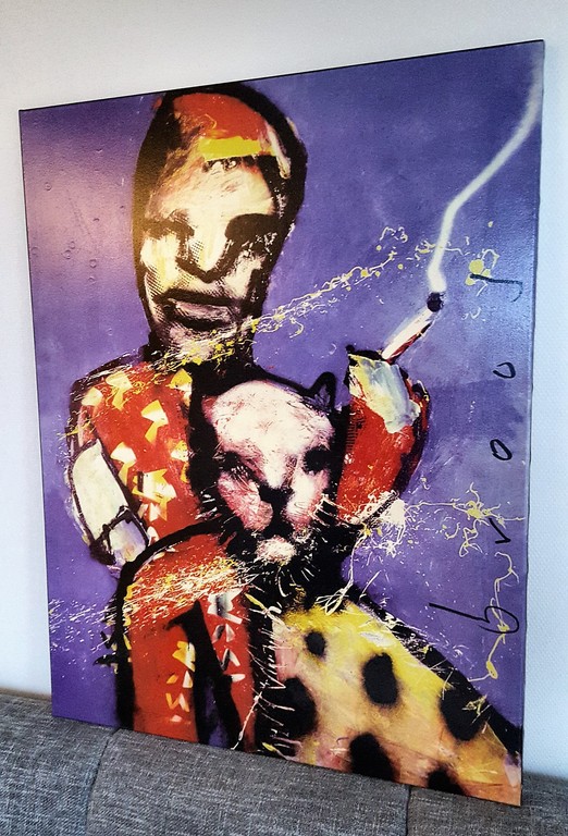 Herman Brood: gesigneerde giclée, Cheetah kopen? Bied vanaf 550!