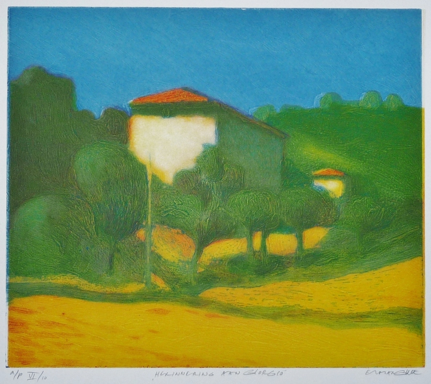 Elmar Gille, Reliefdiepdruk, Herinnering aan Giorgio verkocht voor € 55!