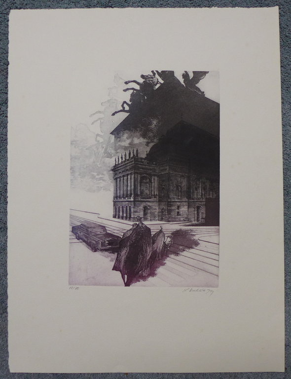 Oldrich Kulhanek, ets uit 1974 kopen? Bied vanaf 1!