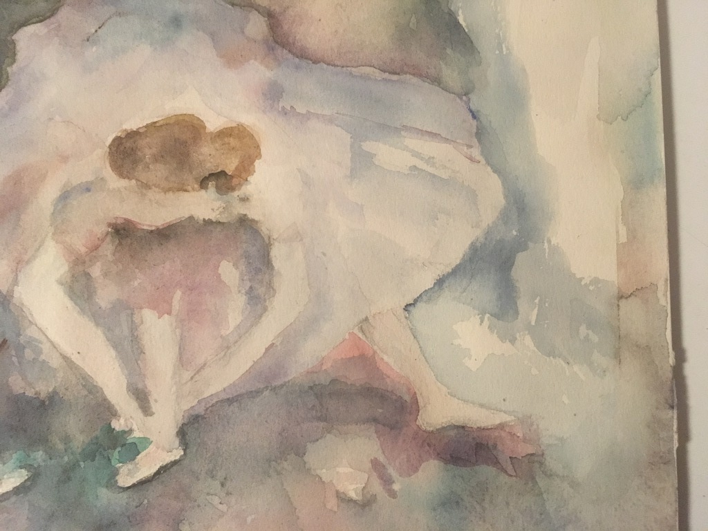 Onbekende Kunstenaar - Aquarel op papier - Zonder titel. kopen? Bied vanaf 1!