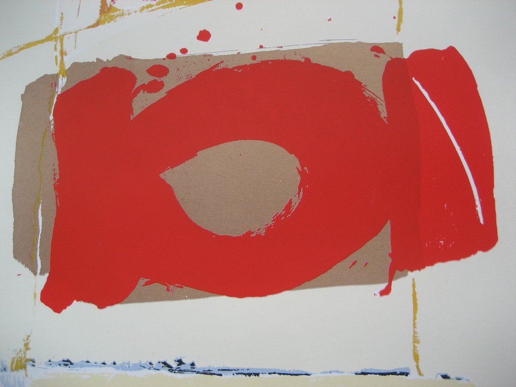 Arty Grimm  -  Grote abstracte zeefdruk (1992)   kopen? Bied vanaf 45!